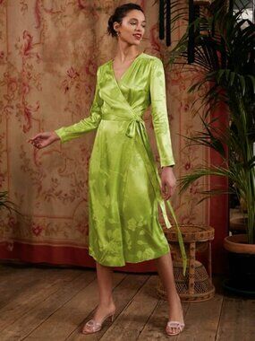 Beautiful green Kitri Wrap Dress Size 10
